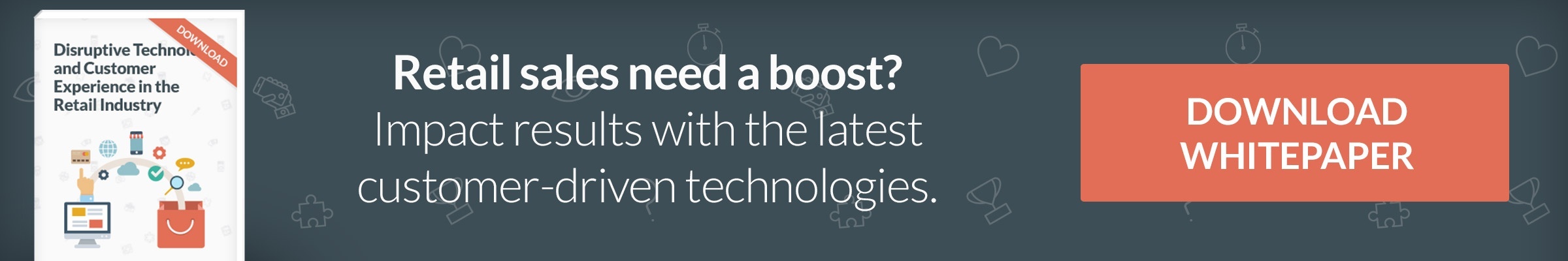 Whitepaper banner disruptive retail tech and customer experience
