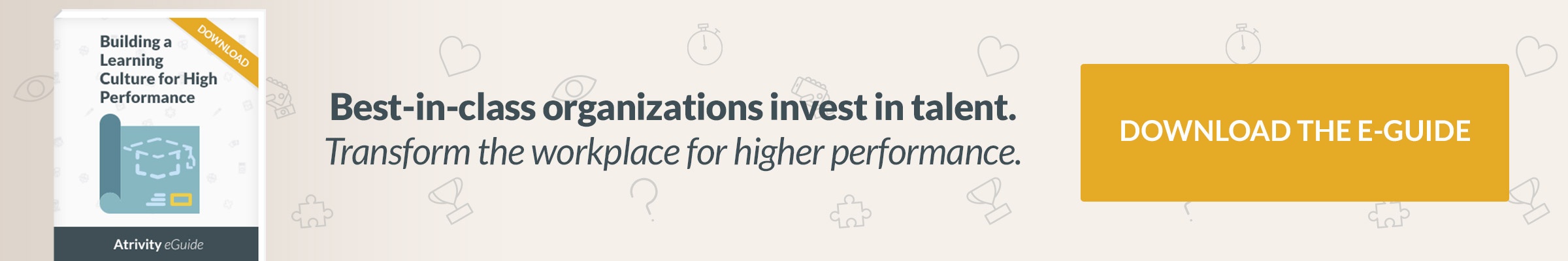 eGuide banner learning culture employee performance